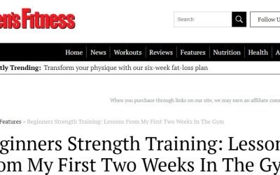 Beginners Strength Training: Lessons From My First Two Weeks In The Gym